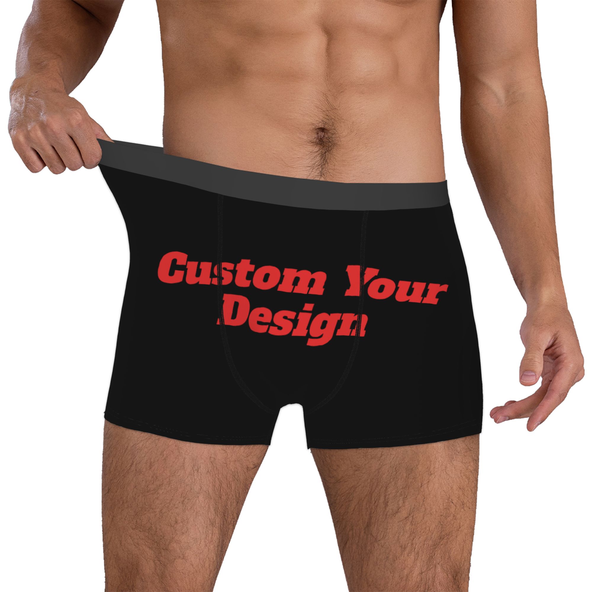 Boyshort Underwear - Maßgeschneiderte Unterwäsche mit Eigenem Foto, Logo