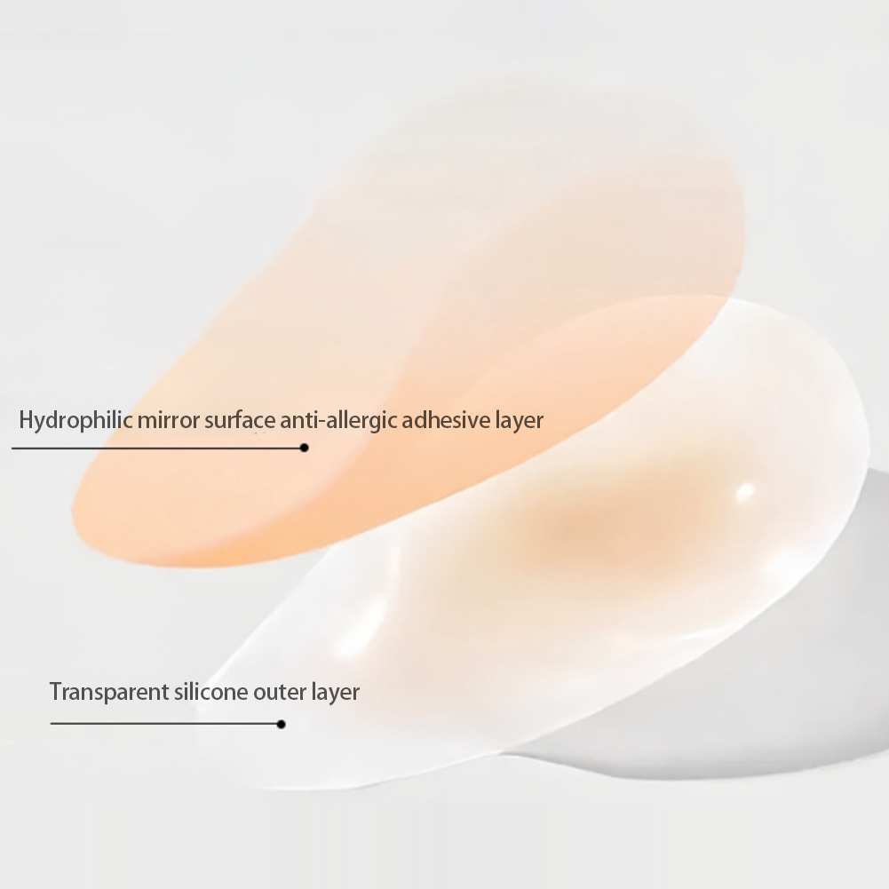Nipple Cover Pasties - Ultradünne, nahtlose, selbstklebende Silikon-Nippelabdeckungen, unsichtbare Brust-Pads