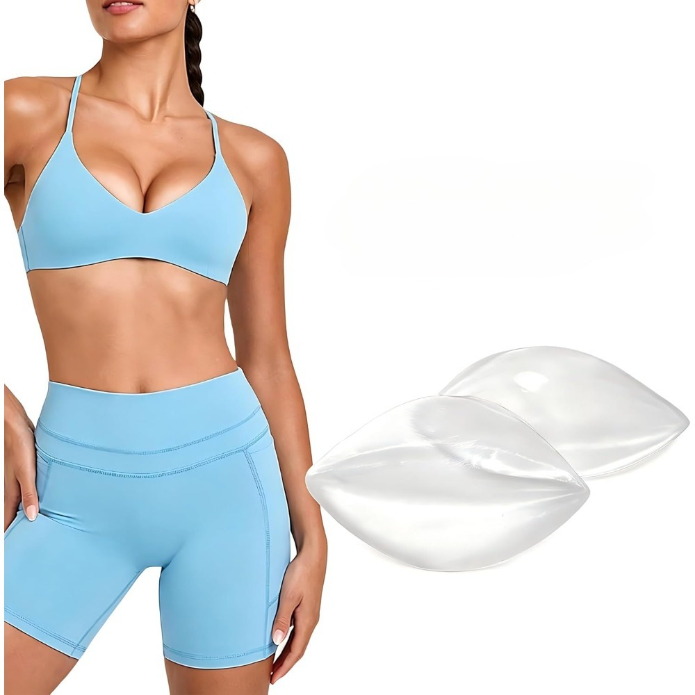 Push Up Bra Padded - Selbstklebende Silikon-BH-Einlagen - Herausnehmbare Push-Up-Pads für