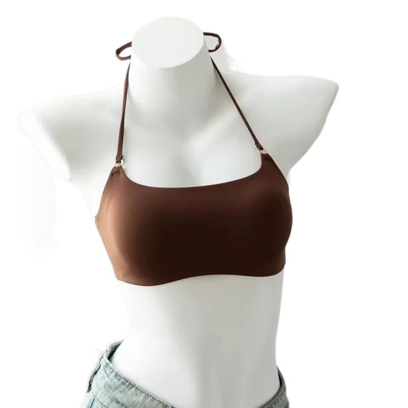 Bralette Wireless Soft - KUCLUT Style Halter Beauty Back Bralette