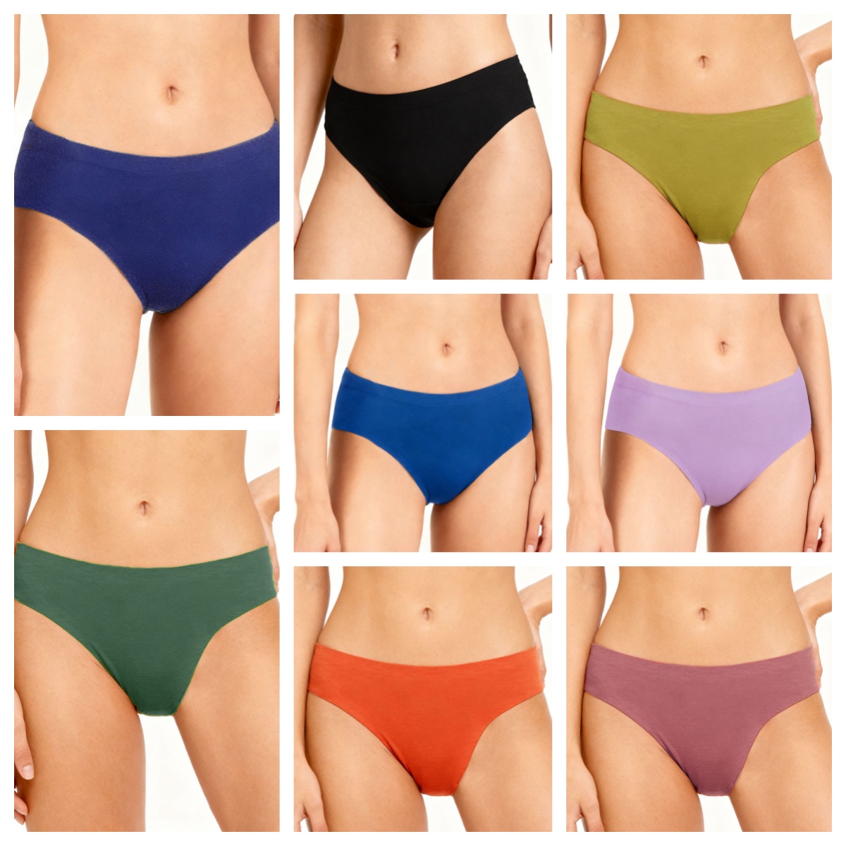 Seamless Underwear Women - Zeriluna Nahtlose Menstruationsunterwäsche, weich, glatt, hautfreundlich,