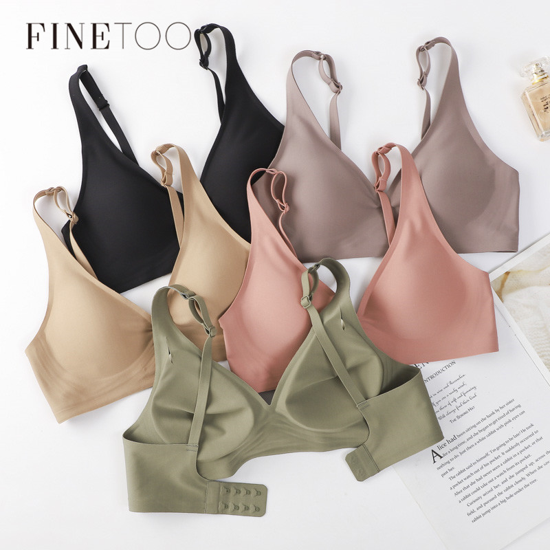 Bralette Wireless Soft - FINETOO Soft Drahtlose Bh Frauen Tiefe