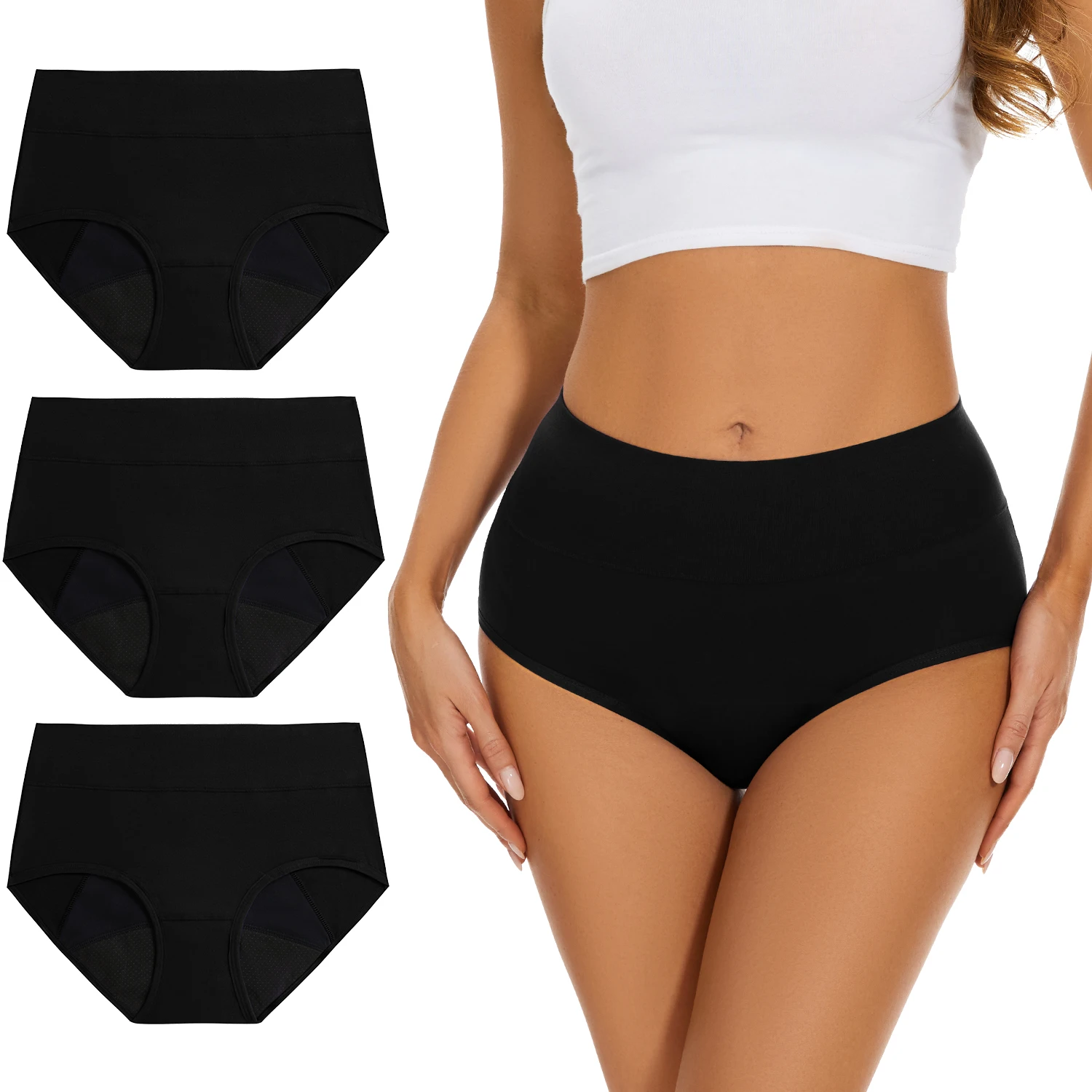 Period Panty Absorbent - 3 Teile/los Menstruations Höschen Für Menstruation