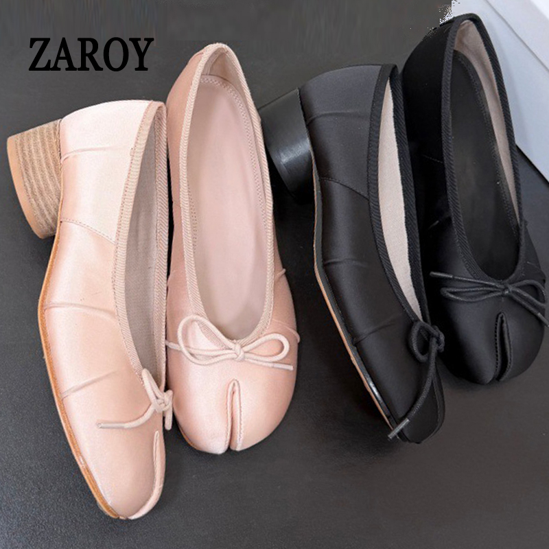 Split Toe Tabi Damen Pumps und – Slip Dress Satin Bewertung und Preis
