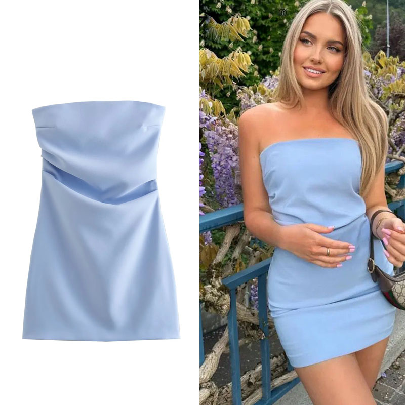 ONKOGENE Kleid Frauen Off Schu – Strapless Bra Backless Bewertung und Preis