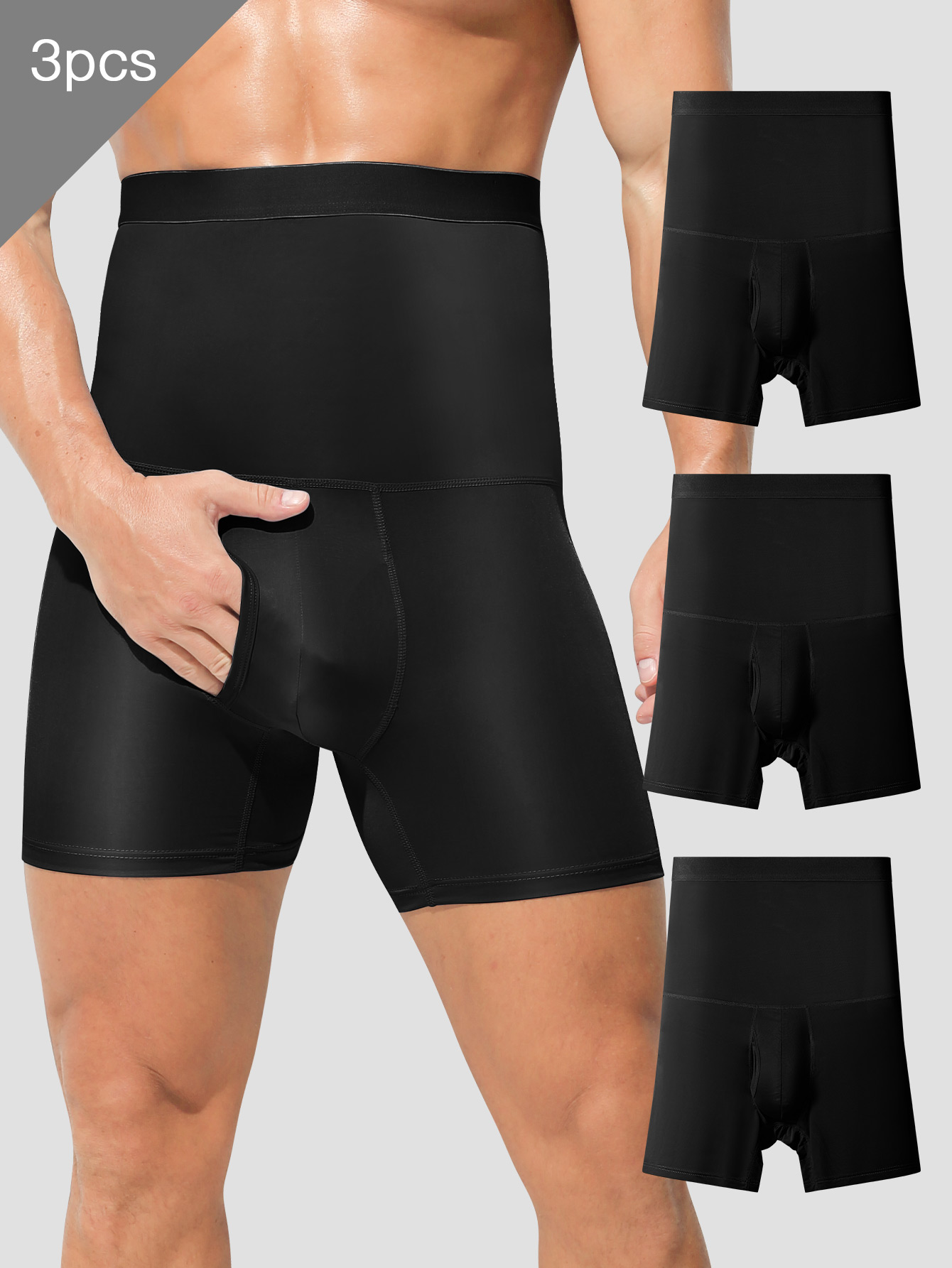 3PCS Herren-Sportunterwäsche:  – Corset Waist Cinch Bewertung und Preis