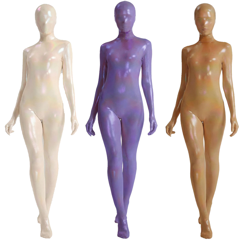 Damen Glänzender Farbverlauf Z – Shapewear Bodysuit Firm Bewertung und Preis
