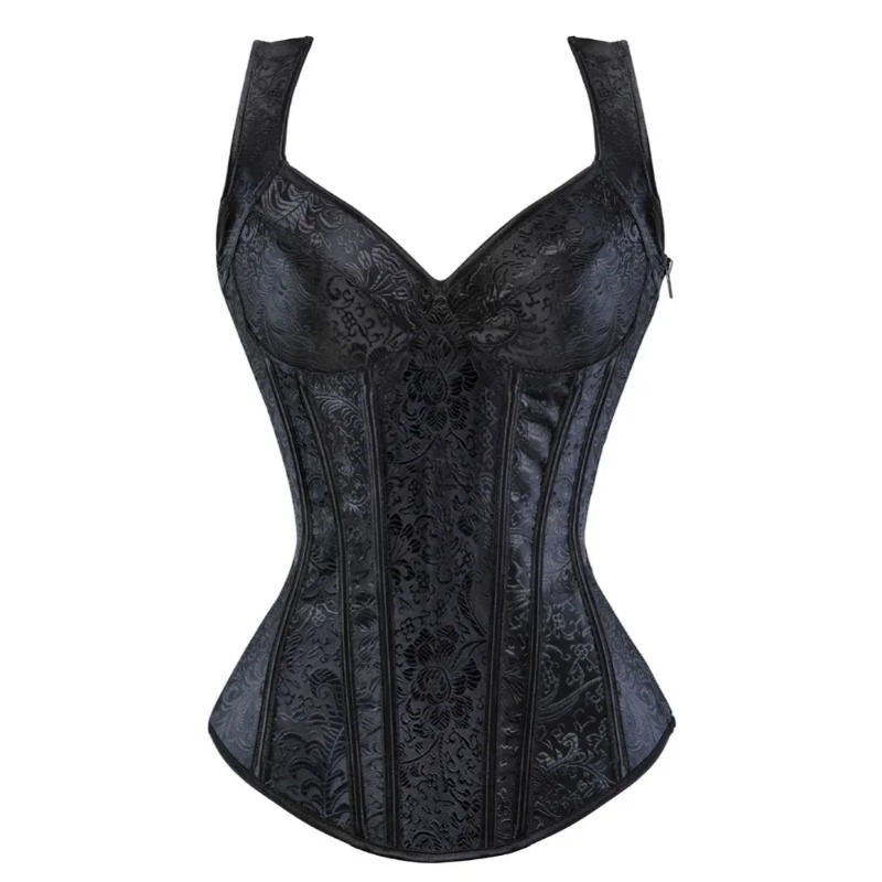 Damen-Korsett-Top mit Blumenmu – Shapewear Bodysuit Firm Bewertung und Preis