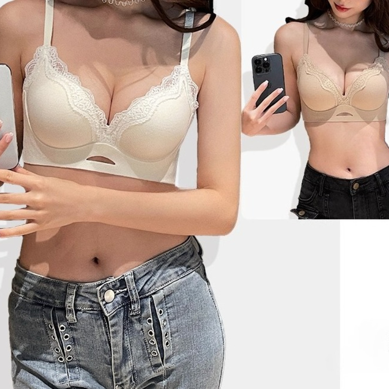 Elegantes, mattes Spitzen-Bral – Bralette Wireless Soft Bewertung und Preis