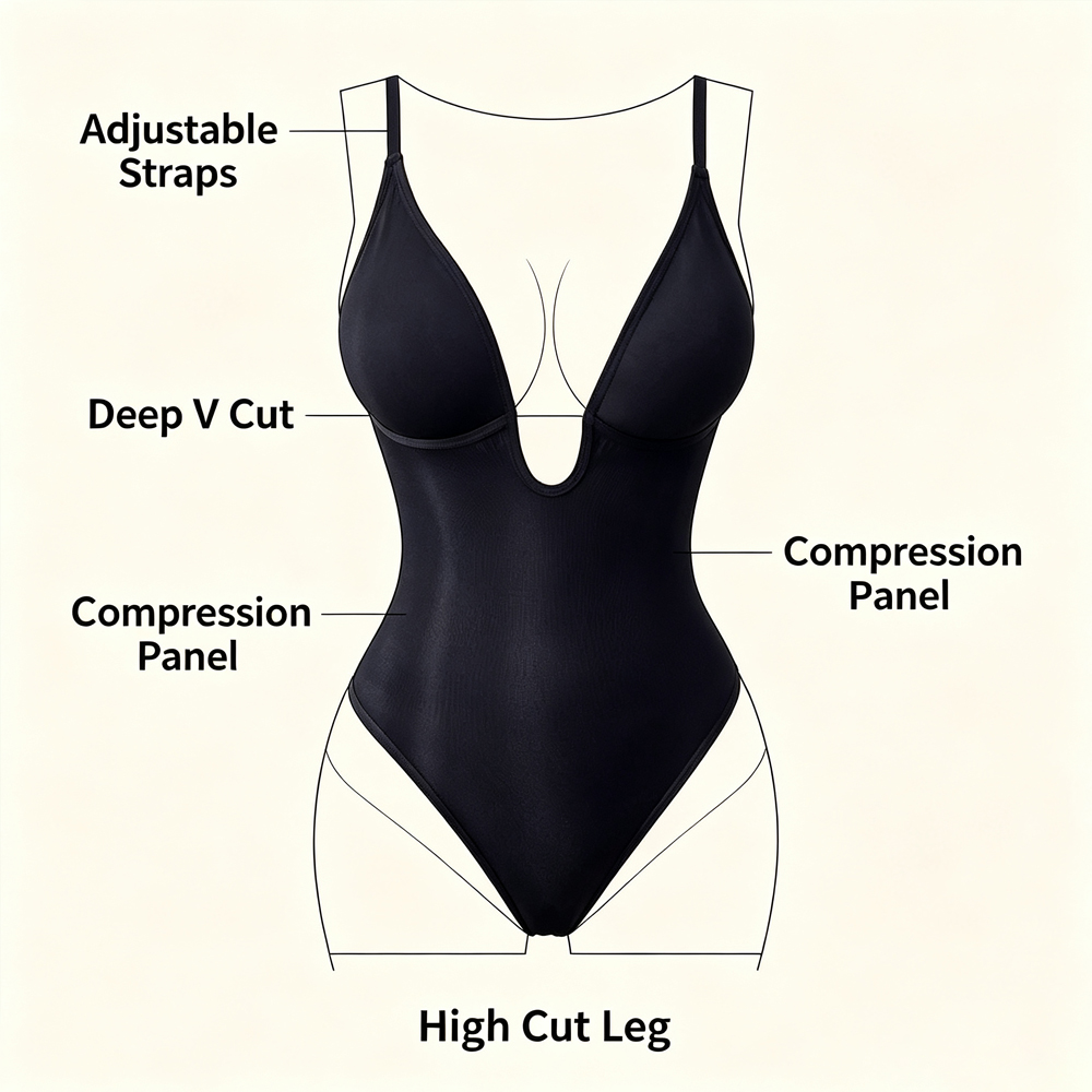 Damen Shapewear Bodysuit mit t – Shapewear Bodysuit Firm Bewertung und Preis