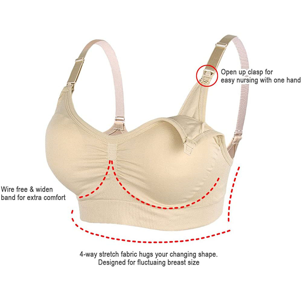 Damen Mutterschafts-Still-BH m – Nursing Bra Sleep Bewertung und Preis