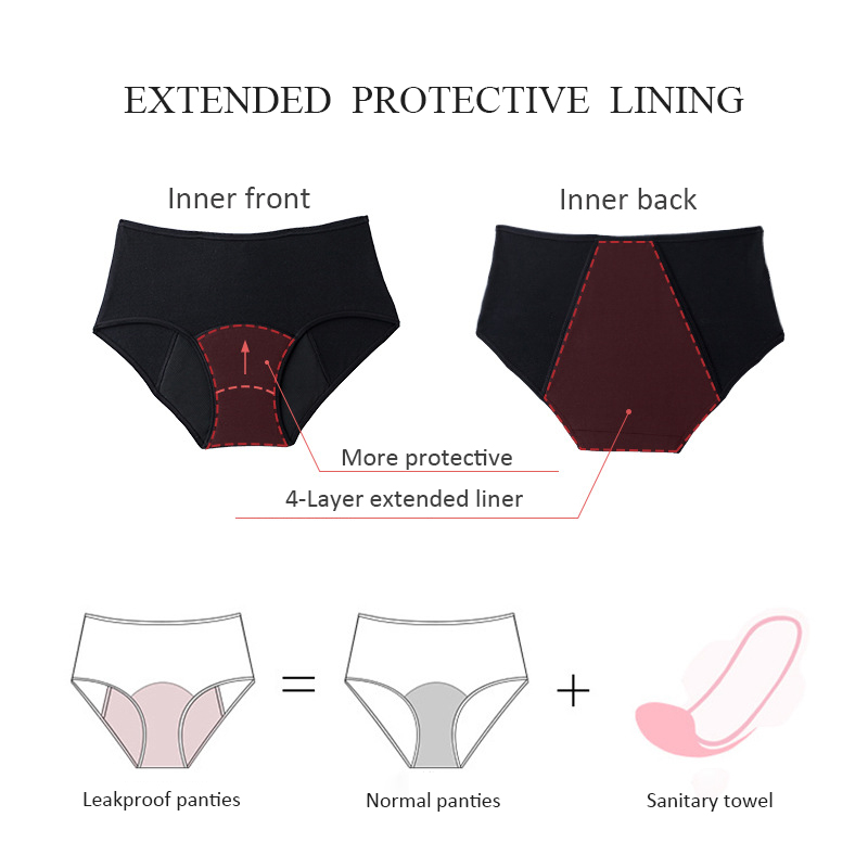 3Pcs Heavy Flow Menstruations  – Period Panty Absorbent Bewertung und Preis