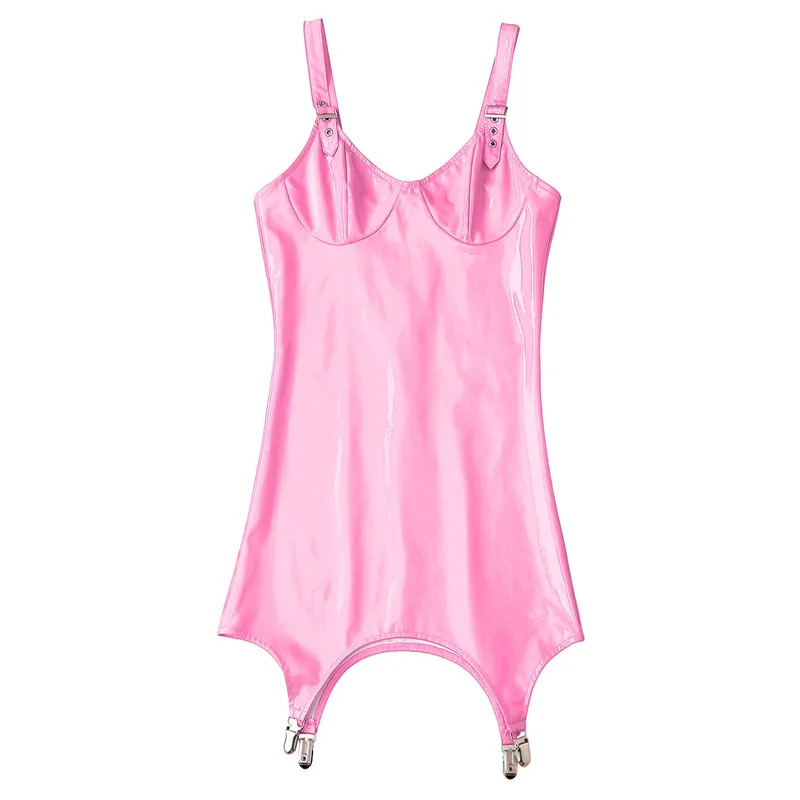 Damen-Minikleid aus glänzendem – Babydoll Chemise Night Bewertung und Preis