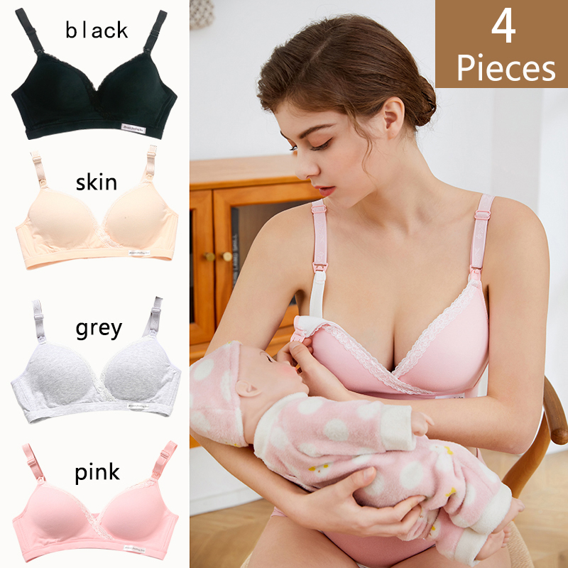 4Pcs Neue Baumwolle Wirefree P – Nursing Bra Sleep Bewertung und Preis
