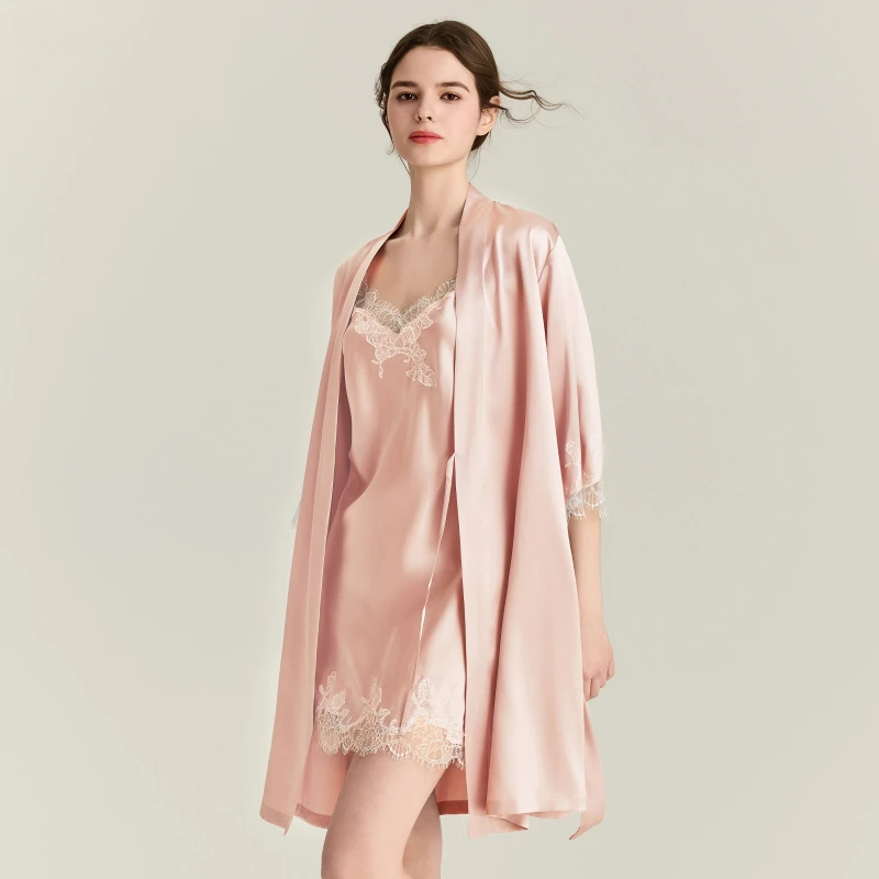 22MM 100% Maulbeerseide Robe K – Robe Silk Women Bewertung und Preis