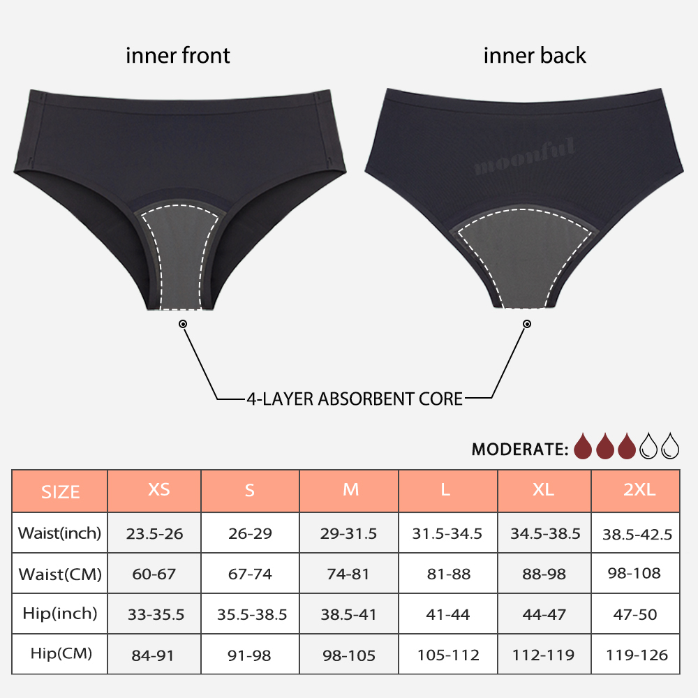 Nahtlose Menstruationshöschen  – Period Panty Absorbent Bewertung und Preis