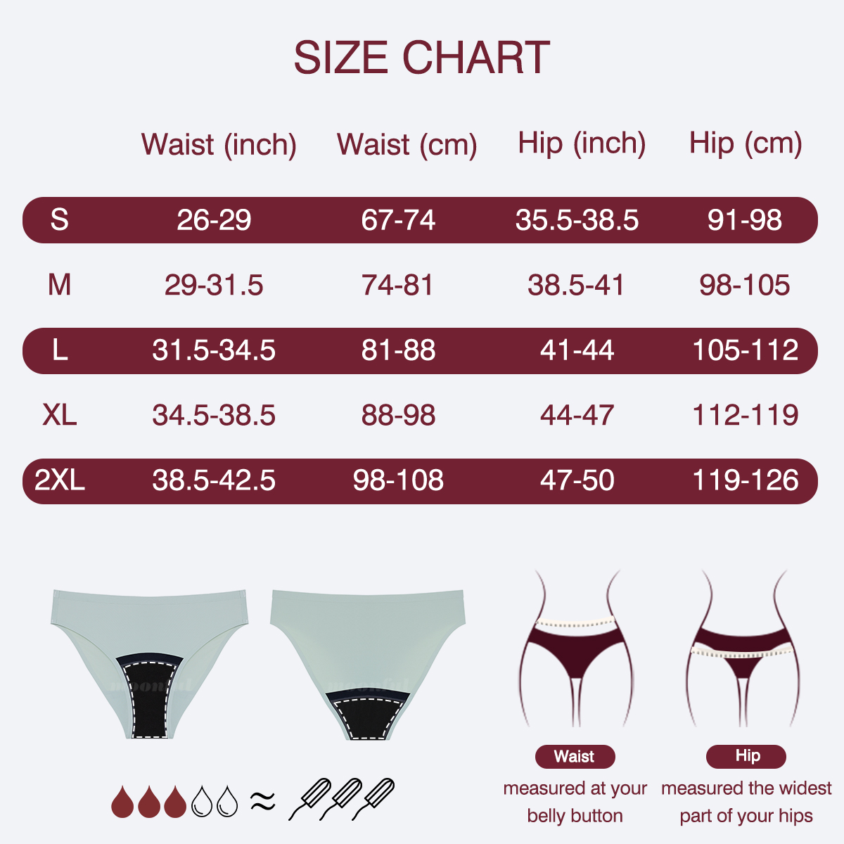Menstruationshöschen für Damen – Period Panty Absorbent Bewertung und Preis